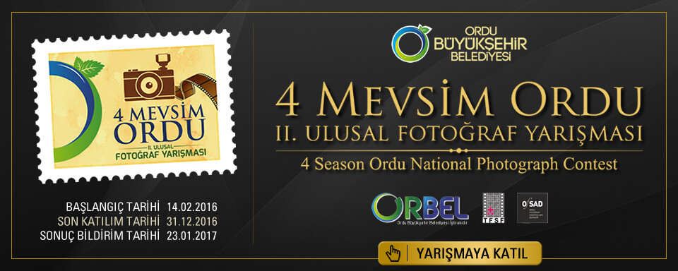 'DÖRT MEVSİM ORDU'' 2. FOTOĞRAF YARIŞMASI